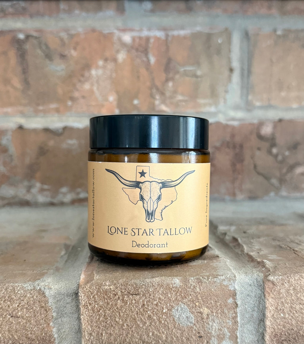 4oz Unscented Tallow Deodorant