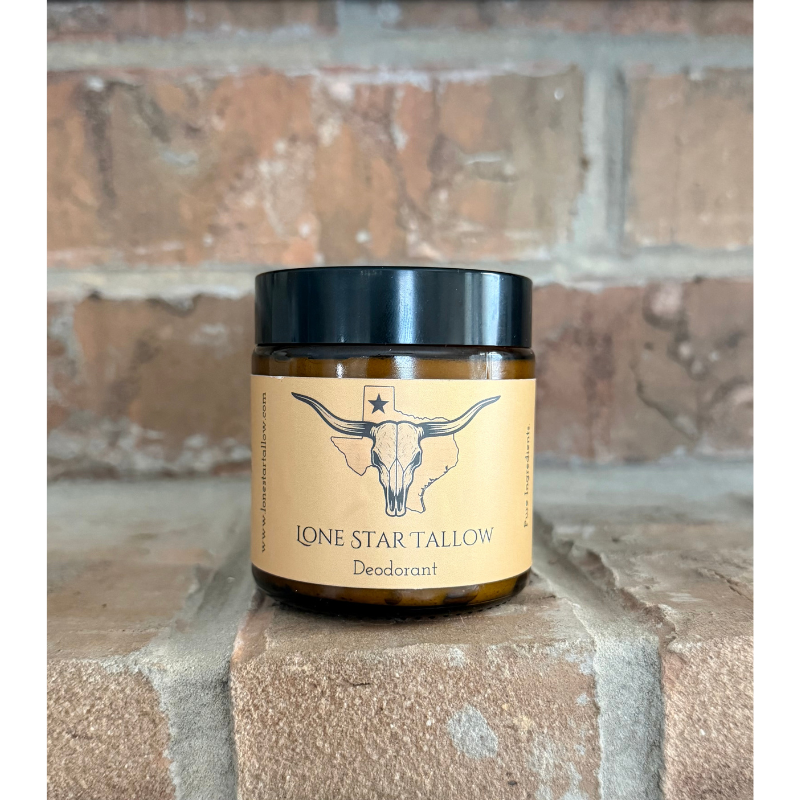 4oz Unscented Tallow Deodorant