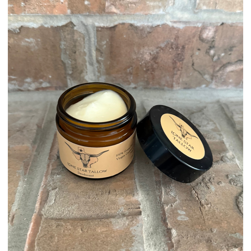2oz Unscented Tallow Deodorant