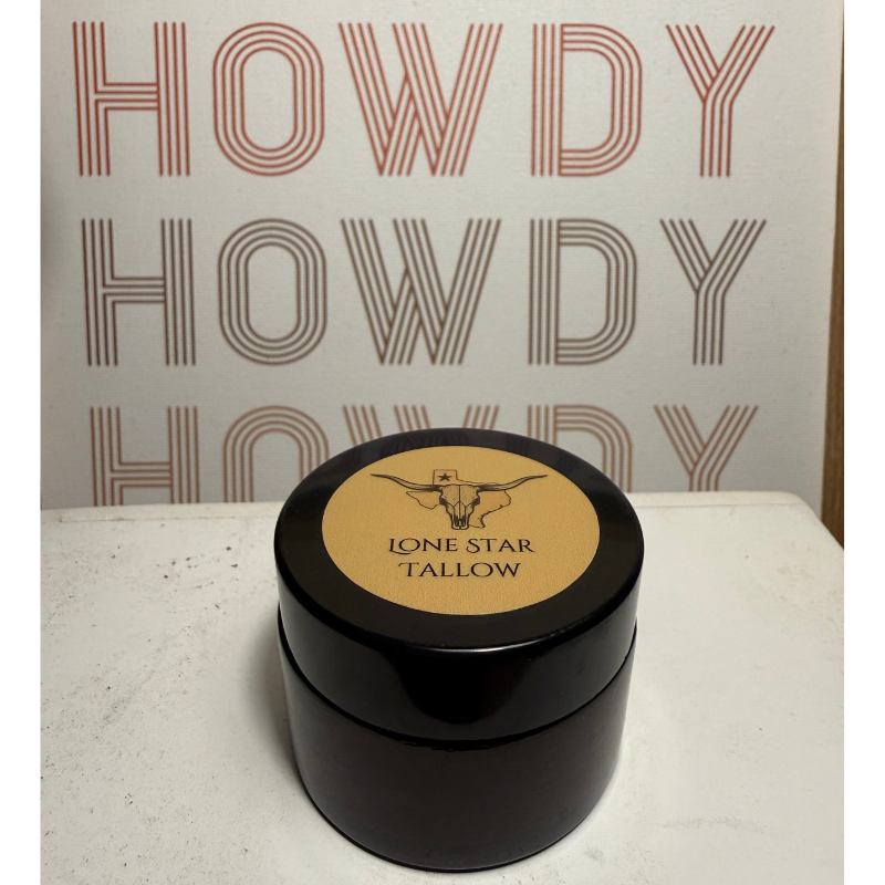 1oz Tallow Lip Balm (Grass-Fed & Finished)