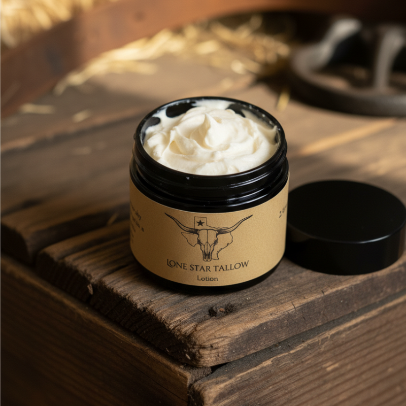 2oz Lone Star Tallow Lotion